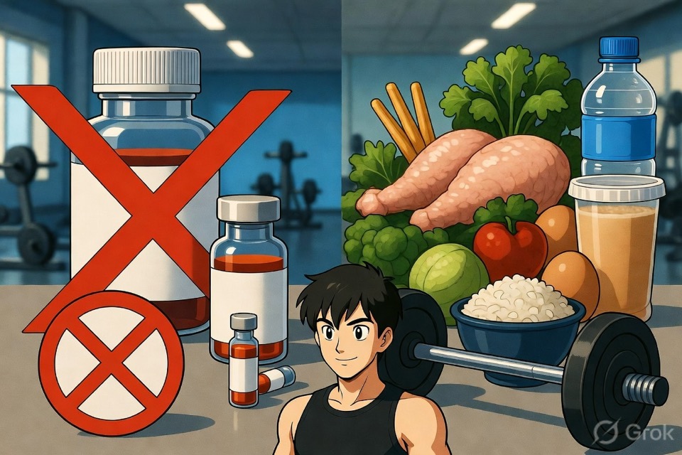 No steroids, no banned substances